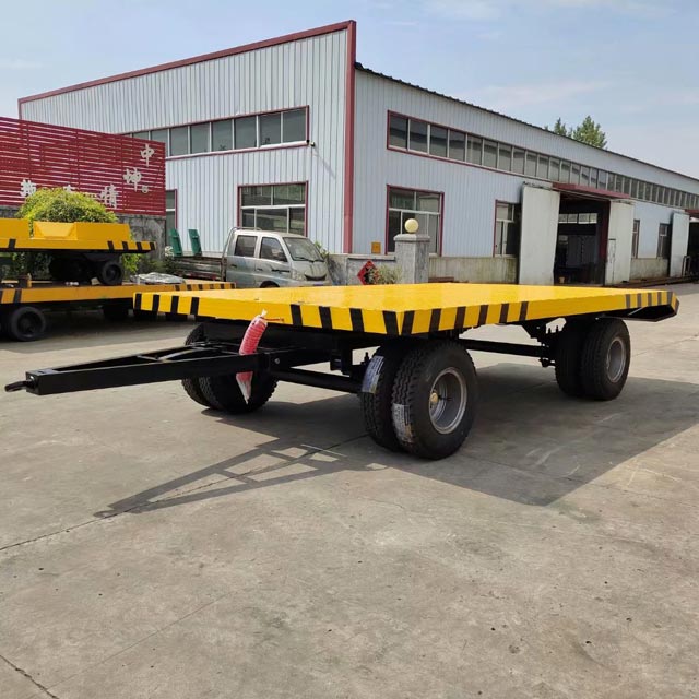 22噸挖機平板拖車