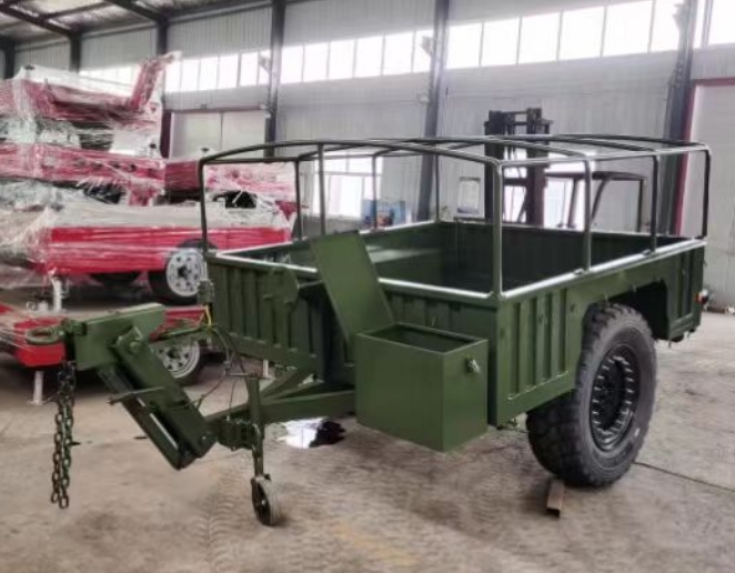 平板拖車車間展示
